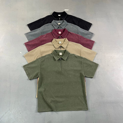RETRO ZIPPER SHORT SLEEVE