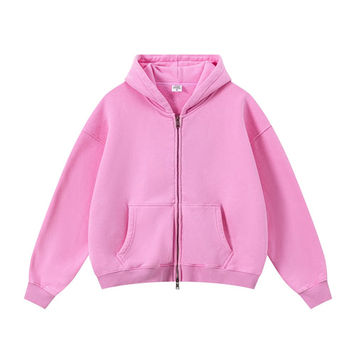 BASICS WASHED ZIPPER