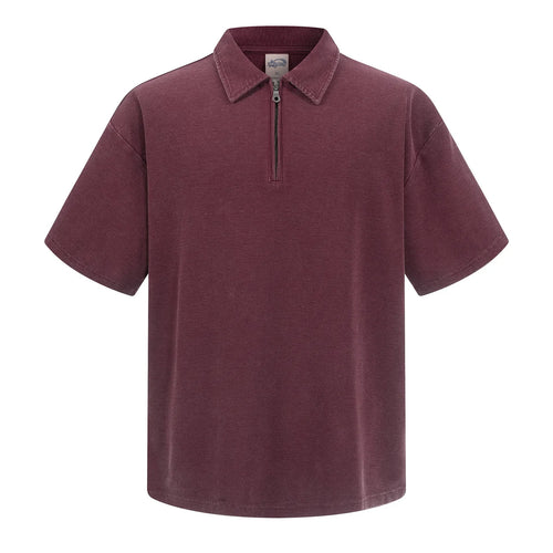 RETRO ZIPPER SHORT SLEEVE