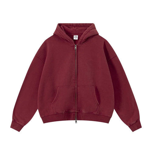 BASICS WASHED ZIPPER